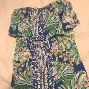 lilly pulitzer tube top!